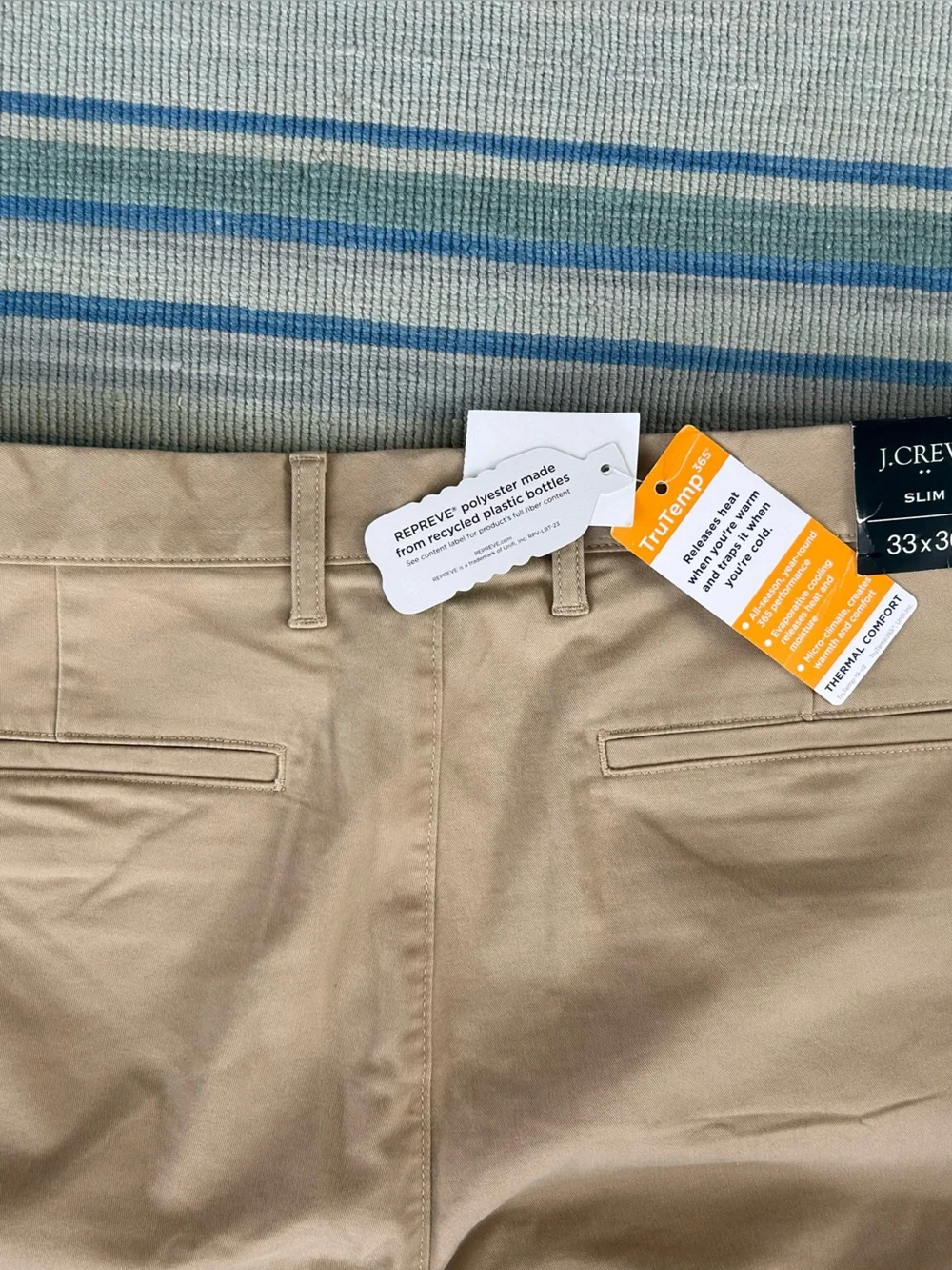 New men’s J crew flex slim khaki Chino pants 33